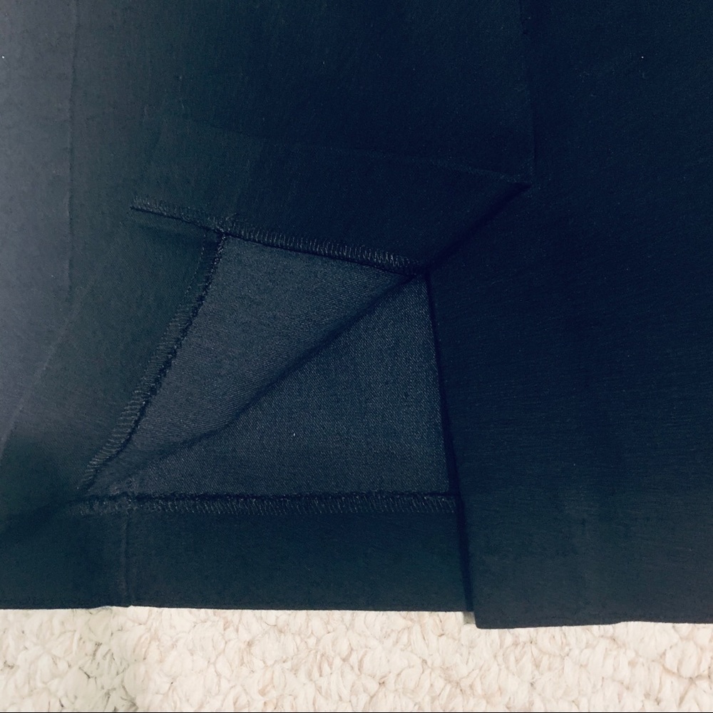 Ann Taylor black straight pencil skirt - Picture 6 of 7